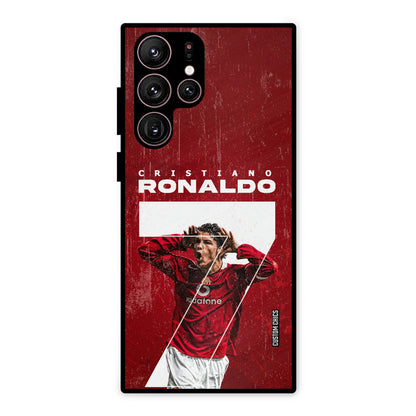 Agressive Ronaldo Samsung Galaxy S22 Ultra Mobile Back Cover - Sports PrintShield Case