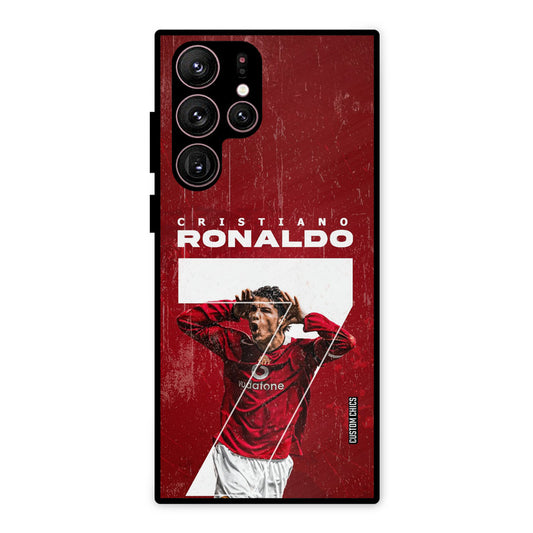 Agressive Ronaldo Samsung Galaxy S22 Ultra Mobile Back Cover - Sports PrintShield Case