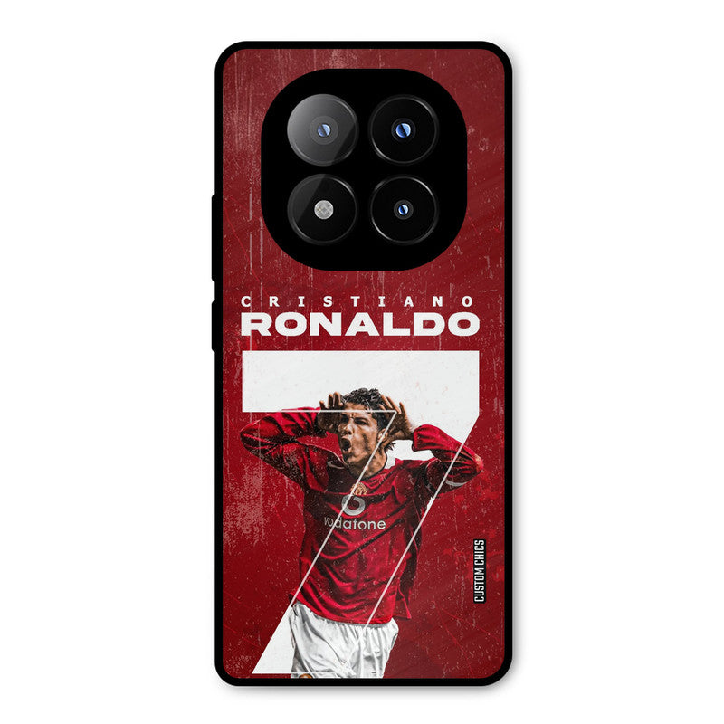 Agressive Ronaldo Redmi Note 14 Pro Plus 5G Mobile Back Cover - Sports PrintShield Case