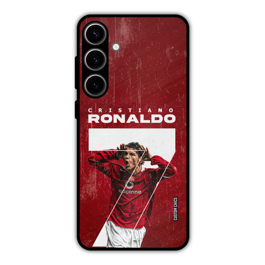 Agressive Ronaldo Samsung Galaxy S24 Plus Mobile Back Cover - Sports PrintShield Case