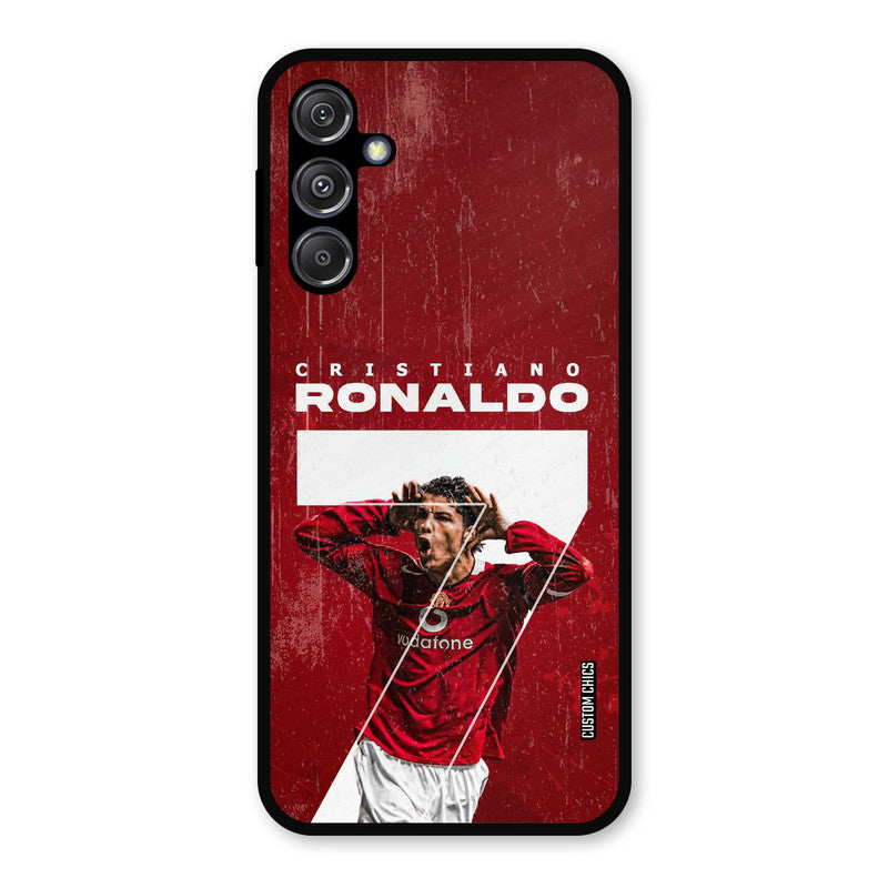 Agressive Ronaldo Samsung Galaxy M34 5G Mobile Back Cover - Sports PrintShield Case