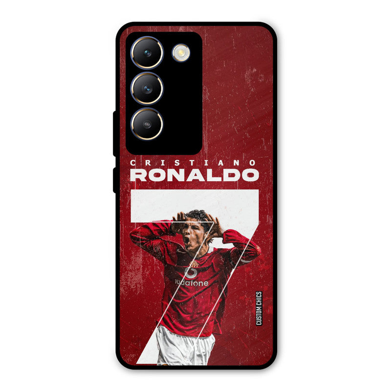 Agressive Ronaldo Vivo Y200e Mobile Back Cover - Sports PrintShield Case