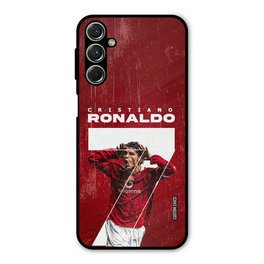Agressive Ronaldo Samsung Galaxy M34 Mobile Back Cover - Sports PrintShield Case