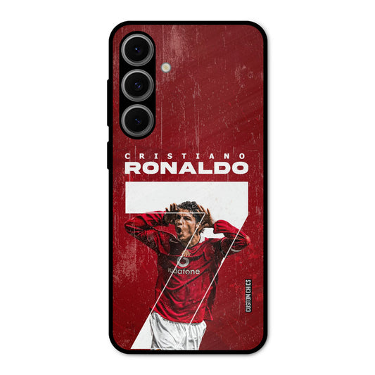 Agressive Ronaldo Samsung Galaxy S24 Mobile Back Cover - Sports PrintShield Case