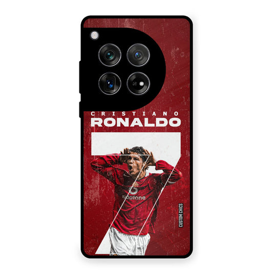Agressive Ronaldo OnePlus 12 Mobile Back Cover - Sports PrintShield Case