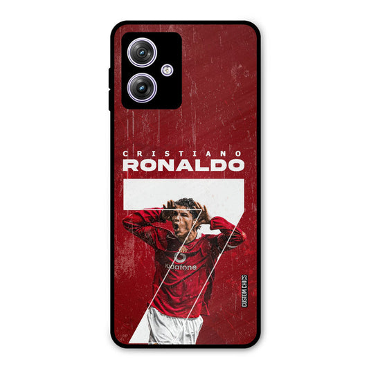 Agressive Ronaldo Moto G54 Mobile Back Cover - Sports PrintShield Case
