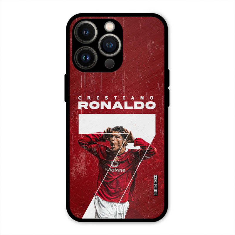 Agressive Ronaldo  iPhone 13 Pro Mobile Back Cover - Sports PrintShield Case