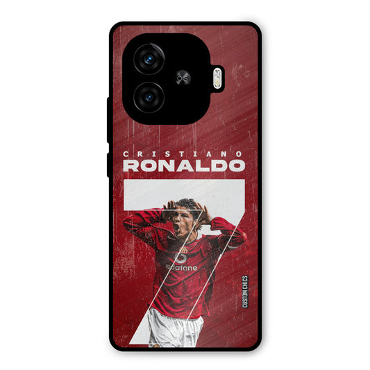 Agressive Ronaldo iQoo Z9 Turbo Mobile Back Cover - Sports PrintShield Case