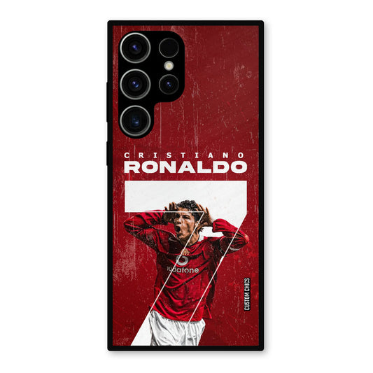 Agressive Ronaldo Samsung Galaxy S23 Ultra Mobile Back Cover - Sports PrintShield Case