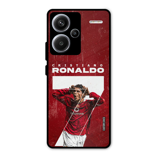 Agressive Ronaldo Redmi Note 13 Pro Plus Mobile Back Cover - Sports PrintShield Case