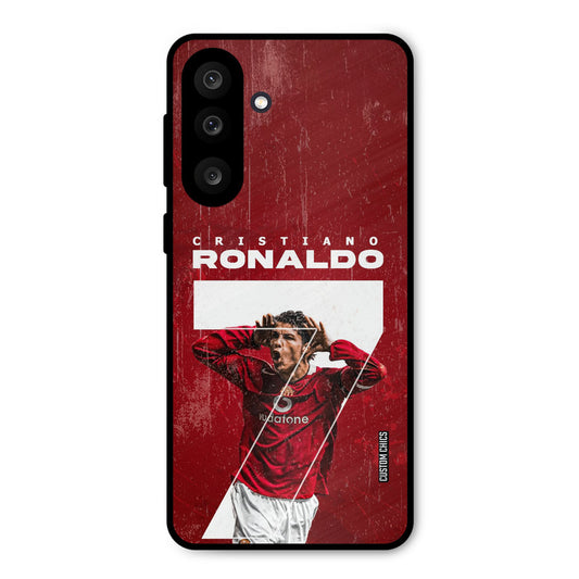 Agressive Ronaldo Samsung Galaxy M56 Mobile Back Cover - Sports PrintShield Case