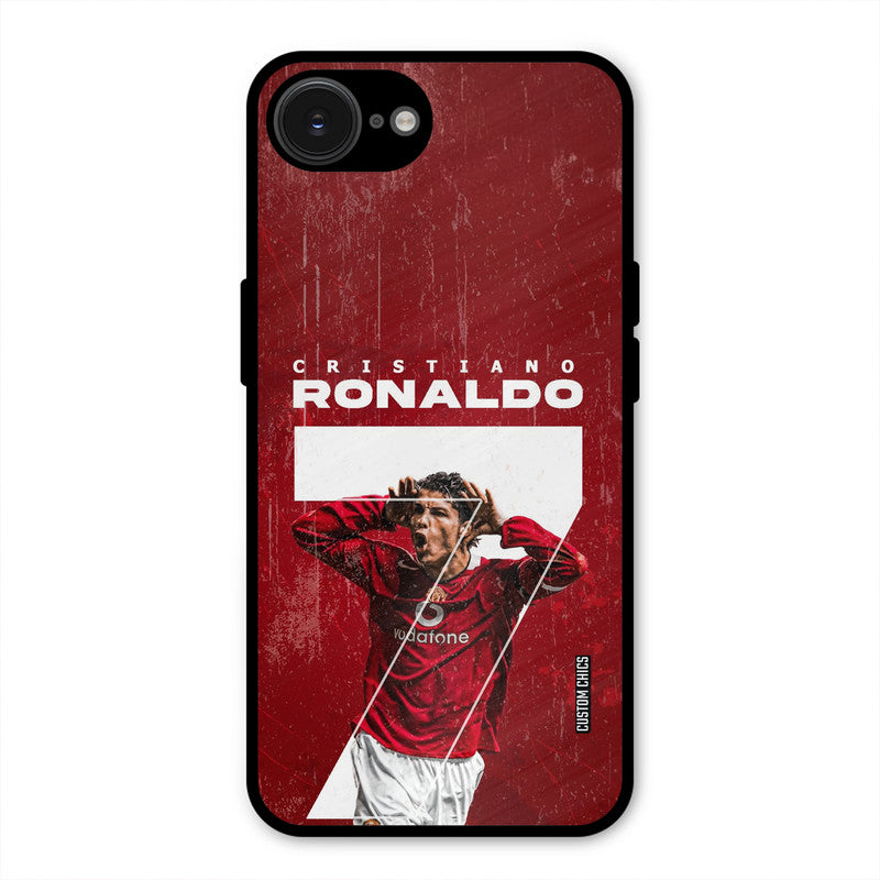 Agressive Ronaldo iPhone 16e Mobile Back Cover - Sports PrintShield Case