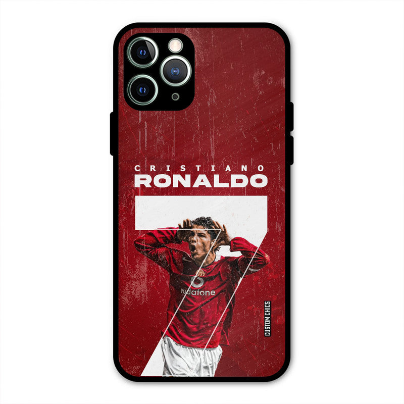 Agressive Ronaldo  iPhone 11 Pro Max Mobile Back Cover - Sports PrintShield Case