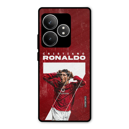 Agressive Ronaldo Realme GT 6T Mobile Back Cover - Sports PrintShield Case
