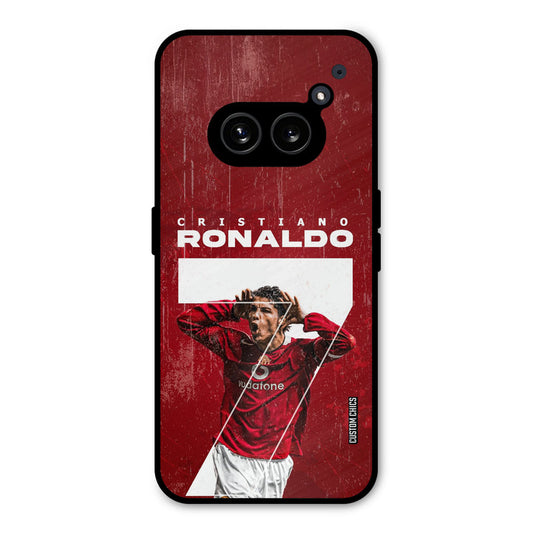 Agressive Ronaldo Nothing Phone 2a Mobile Back Cover - Sports PrintShield Case