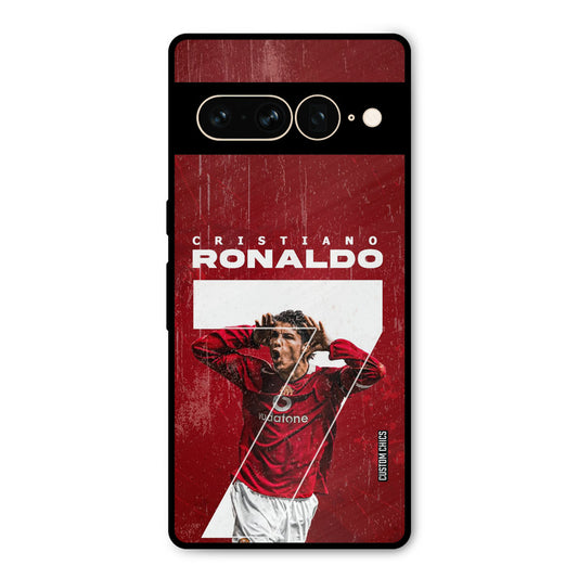 Agressive Ronaldo Google Pixel 7 Pro Mobile Back Cover - Sports PrintShield Case