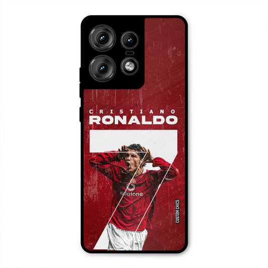 Agressive Ronaldo Motorola Edge 50 Pro Mobile Back Cover - Sports PrintShield Case