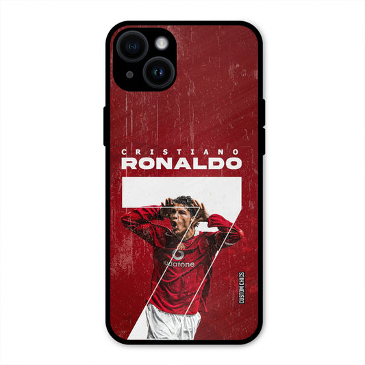 Agressive Ronaldo  iPhone 14 Plus Mobile Back Cover - Sports PrintShield Case