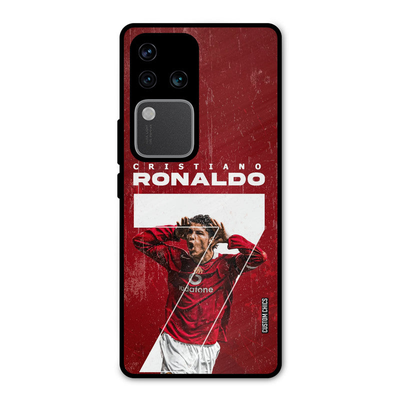 Agressive Ronaldo Vivo V30 Pro Mobile Back Cover - Sports PrintShield Case