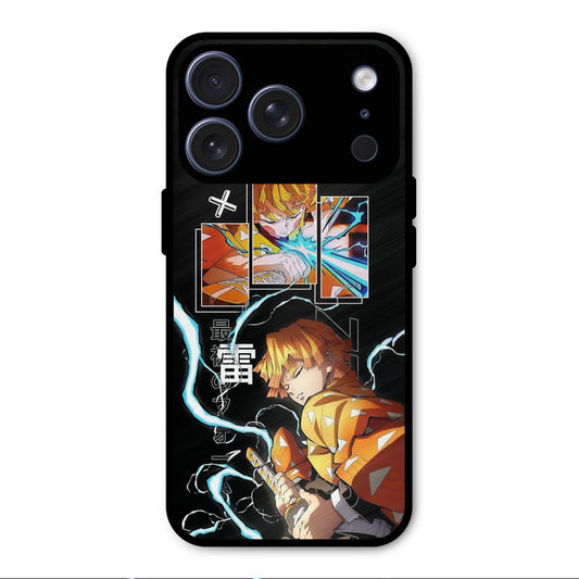 Agressive Zenitsu iPhone 17 Pro Mobile Back Cover - Anime PrintShield Case