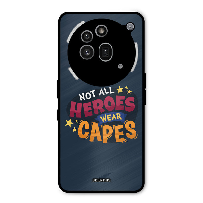 All Heroes Nothing Phone 3A Pro Mobile Back Cover - Typography PrintShield Case