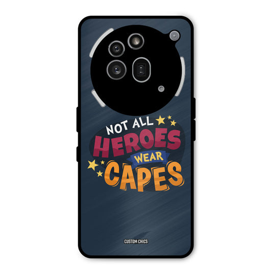 All Heroes Nothing Phone 3A Pro Mobile Back Cover - Typography PrintShield Case