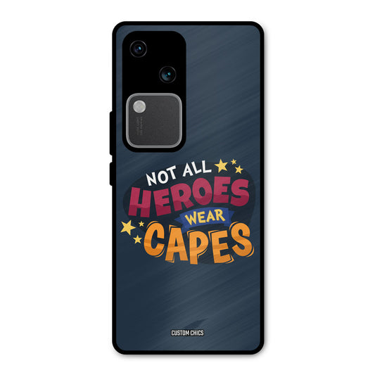 All Heroes Vivo V30 Mobile Back Cover - Typography PrintShield Case