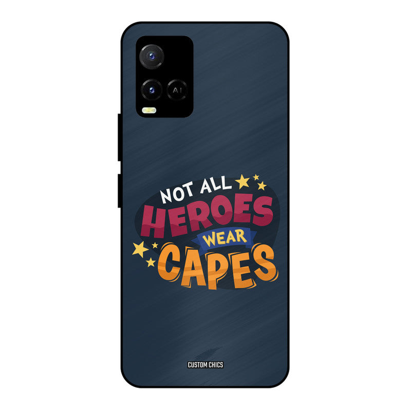 All Heroes Vivo Y33s Mobile Back Cover - Typography PrintShield Case