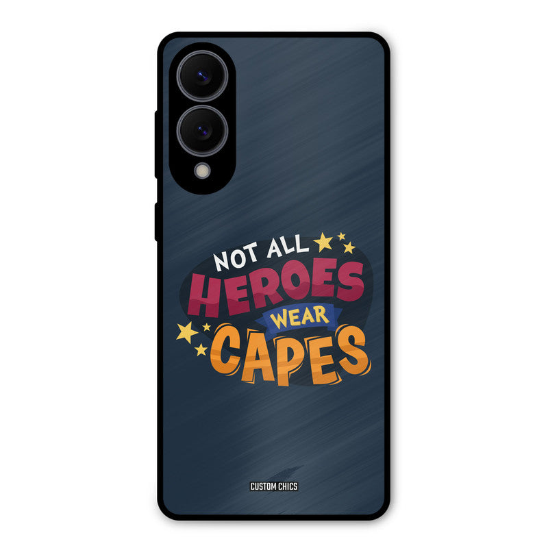 All Heroes Samsung Galaxy S25 Edge Mobile Back Cover - Typography PrintShield Case