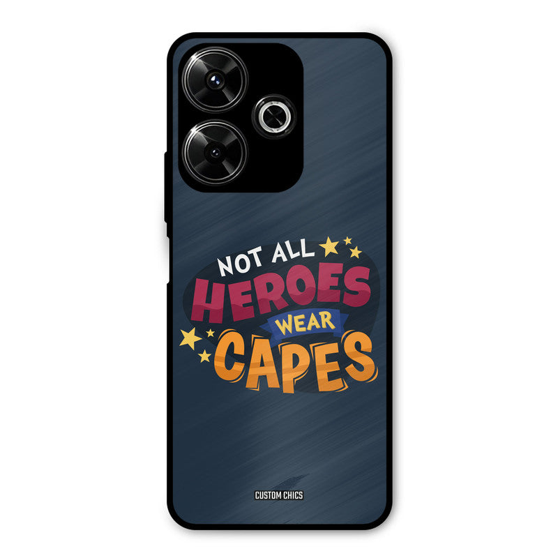 All Heroes Poco M6 Plus 5G Mobile Back Cover - Typography PrintShield Case