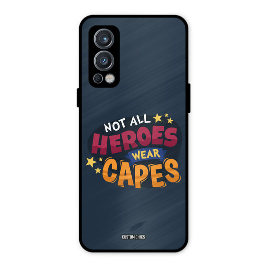 All Heroes OnePlus Nord 2 5G Mobile Back Cover - Typography PrintShield Case