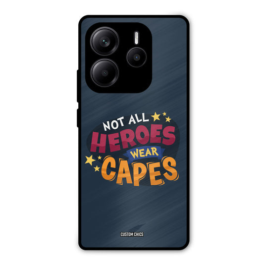 All Heroes Redmi Note 14 Mobile Back Cover - Typography PrintShield Case