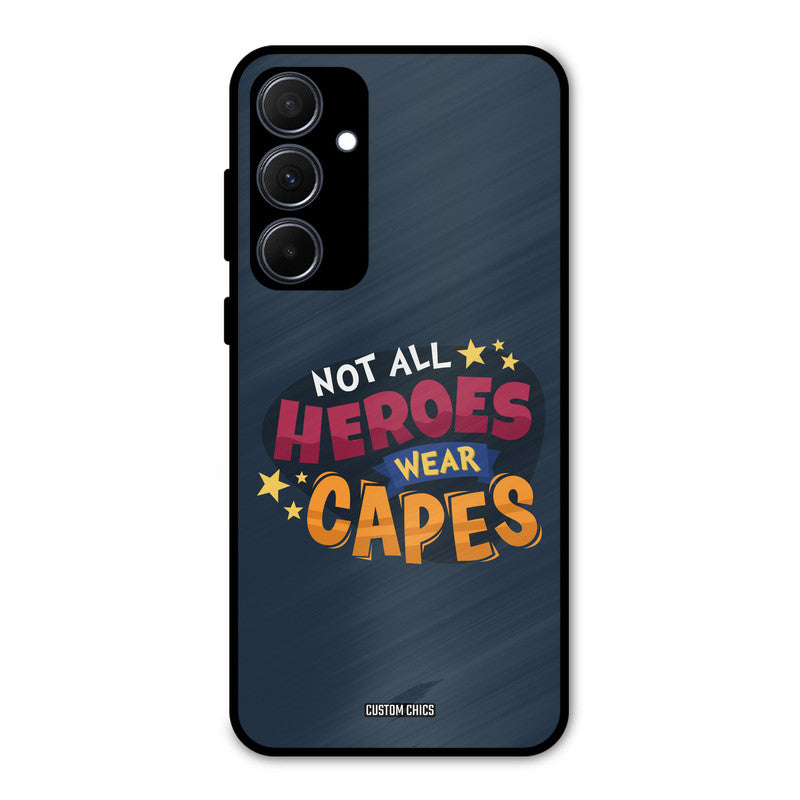 All Heroes Samsung Galaxy A35 5G Mobile Back Cover - Typography PrintShield Case