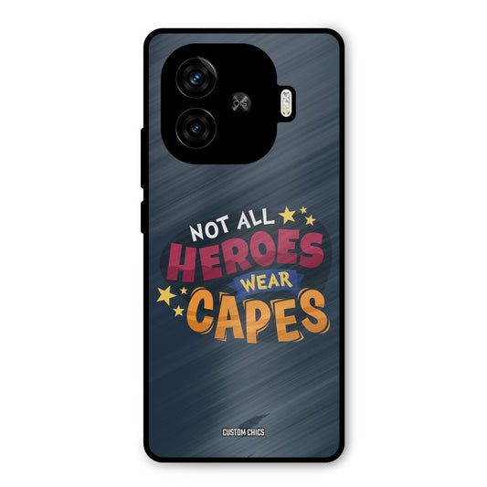 All Heroes iQoo Z9 Turbo Mobile Back Cover - Typography PrintShield Case
