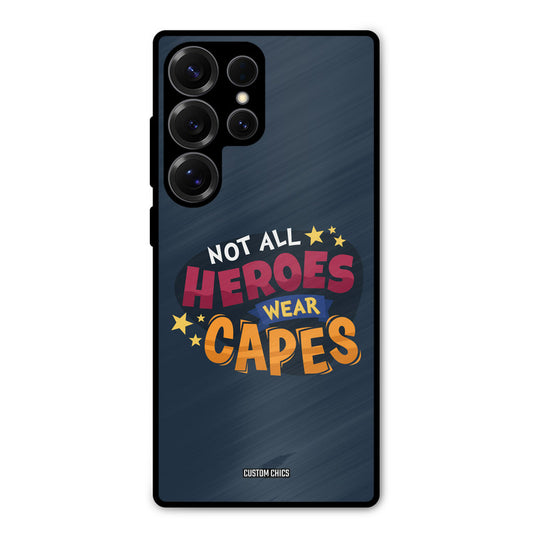 All Heroes Samsung Galaxy S25 Ultra Mobile Back Cover - Typography PrintShield Case