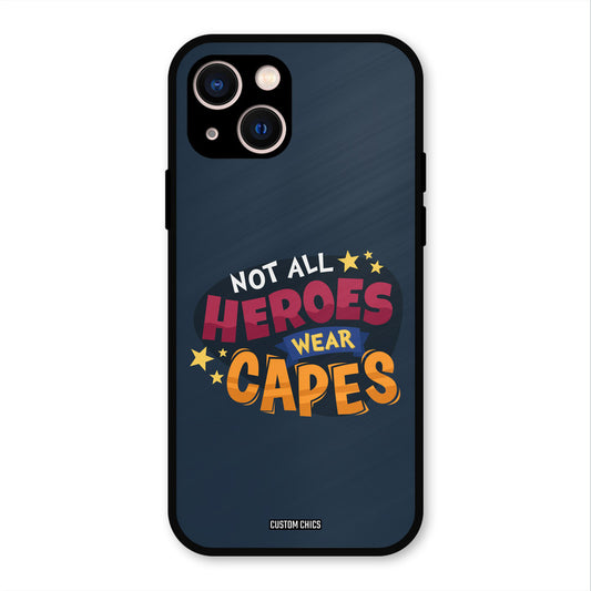 All Heroes iPhone 13 Mobile Back Cover - Typography PrintShield Case