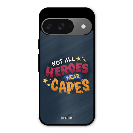 All Heroes Google Pixel 9 Mobile Back Cover - Typography PrintShield Case