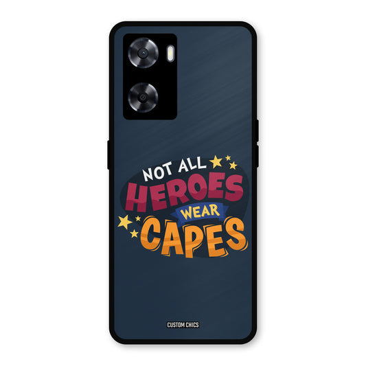 All Heroes Oppo A57 2022 Mobile Back Cover - Typography PrintShield Case