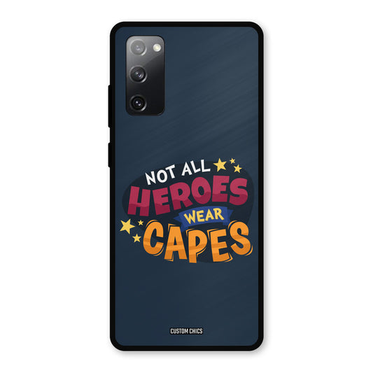 All Heroes Samsung Galaxy S20 FE Mobile Back Cover - Typography PrintShield Case