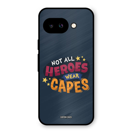 All Heroes Google Pixel 9A Mobile Back Cover - Typography PrintShield Case