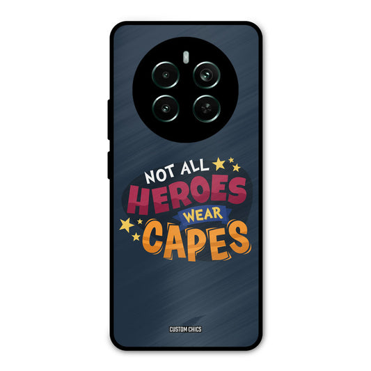 All Heroes Realme 12 Plus Mobile Back Cover - Typography PrintShield Case