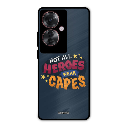 All Heroes Oppo F25 Pro Mobile Back Cover - Typography PrintShield Case