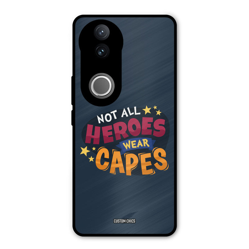All Heroes Vivo V50 Mobile Back Cover - Typography PrintShield Case