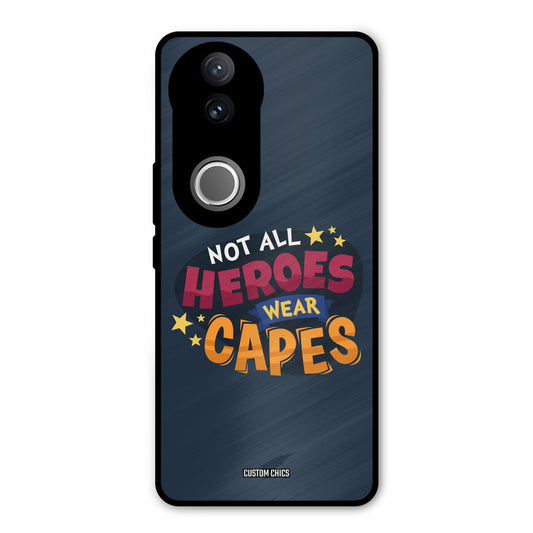 All Heroes Vivo V50 Mobile Back Cover - Typography PrintShield Case