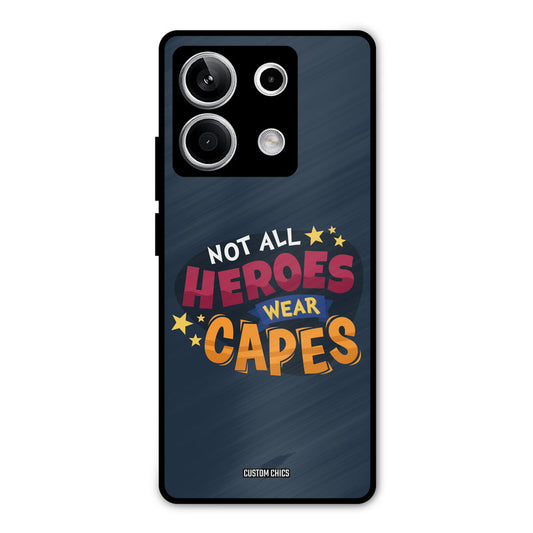 All Heroes Redmi Note 13 5G Mobile Back Cover - Typography PrintShield Case