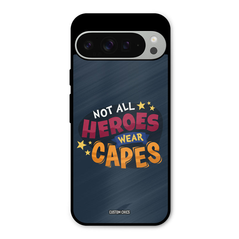 All Heroes Google Pixel 9 Pro XL Mobile Back Cover - Typography PrintShield Case