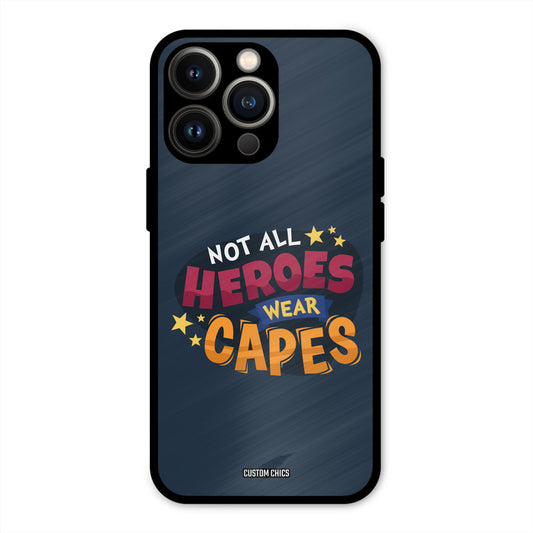 All Heroes iPhone 13 Pro Mobile Back Cover - Typography PrintShield Case