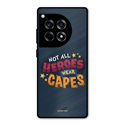 All Heroes OnePlus 12R Mobile Back Cover - Typography PrintShield Case