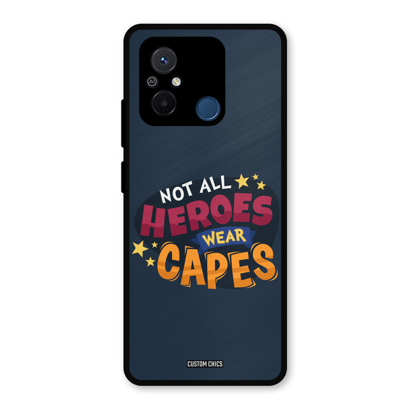 All Heroes Redmi 12c Mobile Back Cover - Typography PrintShield Case
