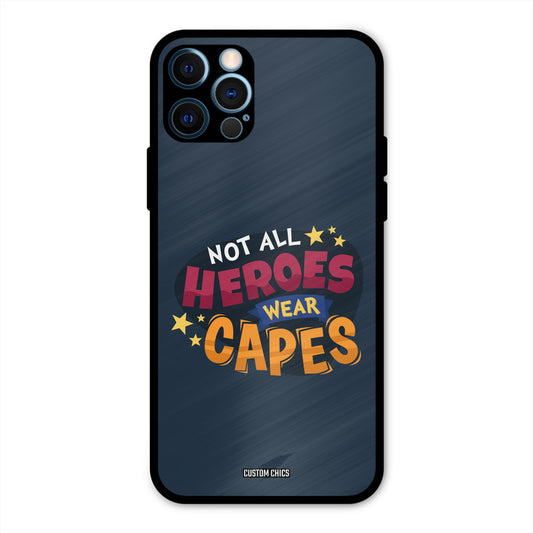 All Heroes iPhone 12 Pro Mobile Back Cover - Typography PrintShield Case